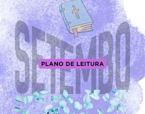 Plano de Leitura da Bíblia Setembro 365