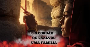 Raabe de Jericó com o cordão escarlate que salvou sua família